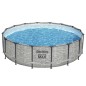 Bestway Power Steel Swimming Pool Rund 488x122 cm Bestway Power Steel Swimming Pool Rund 488x122 cm