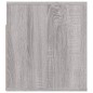 vidaXL Wand-Nachttisch Grau Sonoma 50x36x40 cm