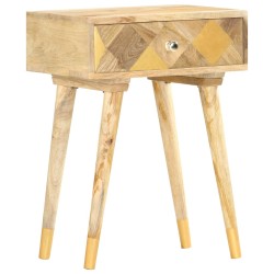 vidaXL Nachttisch 43×30×58 cm Massivholz Mango 