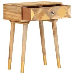 vidaXL Nachttisch 43×30×58 cm Massivholz Mango 