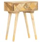 vidaXL Nachttisch 43×30×58 cm Massivholz Mango vidaXL Nachttisch 43×30×58 cm Massivholz Mango