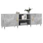 vidaXL TV-Schrank Betongrau 150x30x50 cm Holzwerkstoff vidaXL TV-Schrank Betongrau 150x30x50 cm Holzwerkstoff