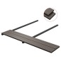 vidaXL WPC Hohlkammer Terrassendielen mit Zubehör 10 m² 4m Dunkelbraun vidaXL WPC Hohlkammer Terrassendielen mit Zubehör 10 m² 4m Dunkelbraun