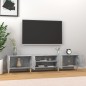 vidaXL TV-Schrank Betongrau 180x31,5x40 cm Holzwerkstoff vidaXL TV-Schrank Betongrau 180x31,5x40 cm Holzwerkstoff