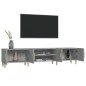vidaXL TV-Schrank Betongrau 180x31,5x40 cm Holzwerkstoff vidaXL TV-Schrank Betongrau 180x31,5x40 cm Holzwerkstoff