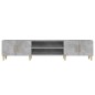 vidaXL TV-Schrank Betongrau 180x31,5x40 cm Holzwerkstoff vidaXL TV-Schrank Betongrau 180x31,5x40 cm Holzwerkstoff
