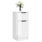 vidaXL Sideboards 2 Stk. Hochglanz-Weiß 30x30x70 cm Holzwerkstoff vidaXL Sideboards 2 Stk. Hochglanz-Weiß 30x30x70 cm Holzwerkstoff