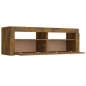 vidaXL TV-Schrank mit LED-Leuchten Räuchereiche 120x35x40 cm vidaXL TV-Schrank mit LED-Leuchten Räuchereiche 120x35x40 cm