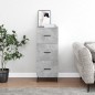 vidaXL Sideboard Betongrau 34,5x34x90 cm Holzwerkstoff vidaXL Sideboard Betongrau 34,5x34x90 cm Holzwerkstoff