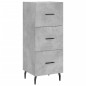 vidaXL Sideboard Betongrau 34,5x34x90 cm Holzwerkstoff vidaXL Sideboard Betongrau 34,5x34x90 cm Holzwerkstoff
