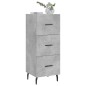vidaXL Sideboard Betongrau 34,5x34x90 cm Holzwerkstoff vidaXL Sideboard Betongrau 34,5x34x90 cm Holzwerkstoff