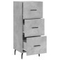 vidaXL Sideboard Betongrau 34,5x34x90 cm Holzwerkstoff vidaXL Sideboard Betongrau 34,5x34x90 cm Holzwerkstoff
