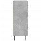 vidaXL Sideboard Betongrau 34,5x34x90 cm Holzwerkstoff vidaXL Sideboard Betongrau 34,5x34x90 cm Holzwerkstoff