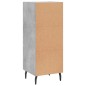 vidaXL Sideboard Betongrau 34,5x34x90 cm Holzwerkstoff vidaXL Sideboard Betongrau 34,5x34x90 cm Holzwerkstoff