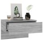 vidaXL Wand-Nachttische 2 Stk. Grau Sonoma vidaXL Wand-Nachttische 2 Stk. Grau Sonoma