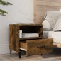 vidaXL Nachttisch Räuchereiche Holzwerkstoff vidaXL Nachttisch Räuchereiche Holzwerkstoff