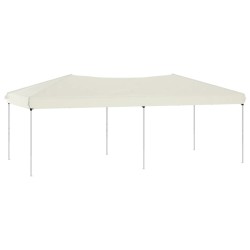 vidaXL Partyzelt Faltbar Creme 3x6 m