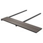 vidaXL WPC Hohlkammer Terrassendielen + Zubehör 10m² 2,2m Dunkelbraun vidaXL WPC Hohlkammer Terrassendielen + Zubehör 10m² 2,2m Dunkelbraun