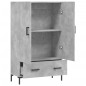 vidaXL Highboard Betongrau 69,5x31x115 cm Holzwerkstoff vidaXL Highboard Betongrau 69,5x31x115 cm Holzwerkstoff