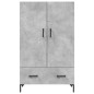 vidaXL Highboard Betongrau 69,5x31x115 cm Holzwerkstoff vidaXL Highboard Betongrau 69,5x31x115 cm Holzwerkstoff