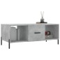 vidaXL Couchtisch Betongrau 102x50x40 cm Holzwerkstoff vidaXL Couchtisch Betongrau 102x50x40 cm Holzwerkstoff