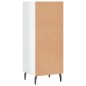 vidaXL Sideboard Hochglanz-Weiß 34,5x32,5x90 cm Holzwerkstoff vidaXL Sideboard Hochglanz-Weiß 34,5x32,5x90 cm Holzwerkstoff
