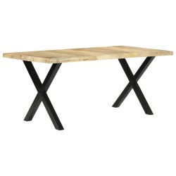 vidaXL Esstisch 180×90×76 cm Mango Massivholz