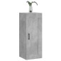vidaXL Wandschrank Betongrau 34,5x34x90 cm Holzwerkstoff vidaXL Wandschrank Betongrau 34,5x34x90 cm Holzwerkstoff