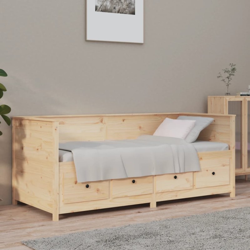 vidaXL Tagesbett 90x190 cm Massivholz Kiefer vidaXL Tagesbett 90x190 cm Massivholz Kiefer