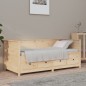 vidaXL Tagesbett 90x190 cm Massivholz Kiefer vidaXL Tagesbett 90x190 cm Massivholz Kiefer