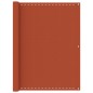 vidaXL Balkon-Sichtschutz Orange 120x500 cm HDPE vidaXL Balkon-Sichtschutz Orange 120x500 cm HDPE