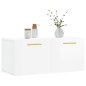 vidaXL Wandschrank Hochglanz-Weiß 80x36,5x35 cm Holzwerkstoff vidaXL Wandschrank Hochglanz-Weiß 80x36,5x35 cm Holzwerkstoff