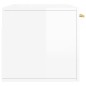 vidaXL Wandschrank Hochglanz-Weiß 80x36,5x35 cm Holzwerkstoff vidaXL Wandschrank Hochglanz-Weiß 80x36,5x35 cm Holzwerkstoff