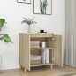 vidaXL Sideboard mit Massivholz-Beinen Sonoma-Eiche 60x35x70 cm vidaXL Sideboard mit Massivholz-Beinen Sonoma-Eiche 60x35x70 cm