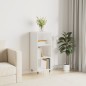 vidaXL Sideboard Hochglanz-Weiß 34,5x32,5x90 cm Holzwerkstoff vidaXL Sideboard Hochglanz-Weiß 34,5x32,5x90 cm Holzwerkstoff