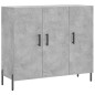 vidaXL Sideboard Betongrau 90x34x80 cm Holzwerkstoff vidaXL Sideboard Betongrau 90x34x80 cm Holzwerkstoff