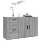 vidaXL Sideboard Grau Sonoma 100x33x59,5 cm Holzwerkstoff vidaXL Sideboard Grau Sonoma 100x33x59,5 cm Holzwerkstoff