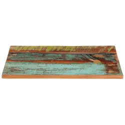 vidaXL Tischplatte Rechteckig 60x80 cm 25-27 mm Altholz Massiv