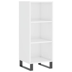 vidaXL Sideboard Hochglanz-Weiß 34,5x32,5x90 cm Holzwerkstoff