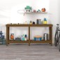 vidaXL Werkbank Honigbraun 180x50x80 cm Massivholz Kiefer vidaXL Werkbank Honigbraun 180x50x80 cm Massivholz Kiefer