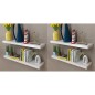 Wandregale 4 Stk. Weiß 80 cm Wandregale 4 Stk. Weiß 80 cm