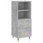 vidaXL Sideboard Betongrau 34,5x34x90 cm Holzwerkstoff vidaXL Sideboard Betongrau 34,5x34x90 cm Holzwerkstoff