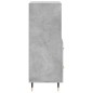 vidaXL Sideboard Betongrau 34,5x34x90 cm Holzwerkstoff vidaXL Sideboard Betongrau 34,5x34x90 cm Holzwerkstoff