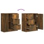 vidaXL Sideboard Räuchereiche 60x30x70 cm Holzwerkstoff vidaXL Sideboard Räuchereiche 60x30x70 cm Holzwerkstoff