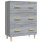 vidaXL Sideboard Grau Sonoma 70x34x90 cm Holzwerkstoff vidaXL Sideboard Grau Sonoma 70x34x90 cm Holzwerkstoff