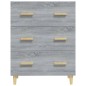 vidaXL Sideboard Grau Sonoma 70x34x90 cm Holzwerkstoff vidaXL Sideboard Grau Sonoma 70x34x90 cm Holzwerkstoff