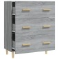 vidaXL Sideboard Grau Sonoma 70x34x90 cm Holzwerkstoff vidaXL Sideboard Grau Sonoma 70x34x90 cm Holzwerkstoff