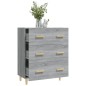 vidaXL Sideboard Grau Sonoma 70x34x90 cm Holzwerkstoff vidaXL Sideboard Grau Sonoma 70x34x90 cm Holzwerkstoff