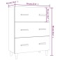 vidaXL Sideboard Grau Sonoma 70x34x90 cm Holzwerkstoff vidaXL Sideboard Grau Sonoma 70x34x90 cm Holzwerkstoff