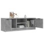 vidaXL TV-Schrank Betongrau 102x35x36,5 cm Holzwerkstoff vidaXL TV-Schrank Betongrau 102x35x36,5 cm Holzwerkstoff